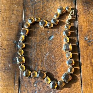 Banana Republic Amber Gemstone Necklace